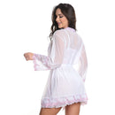 Robe Tule GB20 com Detalhes em Renda Meu Mundo M - Imagem 3