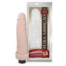 Prótese em Cyber Skin com Vibro 16,5x4,5 cm Sexy Fantasy - Imagem 1