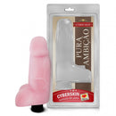 Pênis Textura de Pele Cyber Skin com Vibro e Escroto 14x5 Sexy Fantasy - Imagem 1
