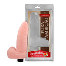 Prótese em Cyber Skin com Vibro Pura Ambição 13x3,5 cm Sexy Fantasy - Imagem 1