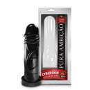 Capa Peniana Pura Ambição Cyber Skin Textura de Pele Black 21x5cm Sexy Fantasy - Imagem 1