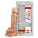 Prótese Realística com Escroto Pura Luxúria Pele 15 x 3,33cm Sexy Fantasy - Imagem 1