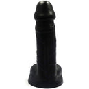 Prótese Realística com Escroto Pura Luxúria Black 14,6x3,3 Sexy Fantasy - Imagem 1