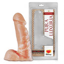 Prótese Realística com Escroto Pura Luxúria Pele 10,7x3 Sexy Fantasy - Imagem 1