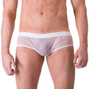 Cueca Sensual em Tule Branco Sexy Fantasy - Imagem 1