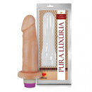 Prótese Realística com Vibro Pura Luxúria Black 14x4,2 Sexy Fantasy - Imagem 1