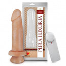 Prótese Realística com Vibro e Ventosa Pura Luxúria Black 14x4,2 Sexy Fantasy - Imagem 1