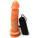 Prótese Realística com Vibro e Ventosa Pura Luxúria Salmão 14x4,2 Sexy Fantasy - Imagem 2