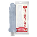 Prótese Incolor com Vibro Cyber Skin Textura de Pele Pura Ambição 18 x 5 cm Sexy Fantasy - Imagem 1