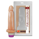 Prótese Realística com Vibro Pura Luxúria Salmão 14x3,5cm Sexy Fantasy - Imagem 1
