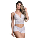 Conjunto Caleçon em Renda sem Bojo Jô Lingerie - Imagem 2