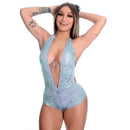 Body Sexy em Renda Frente Única Regulável com Lacinho Jô Lingerie - Imagem 1