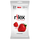 Preservativo Lubrificado com Aroma de Morango 6 Unidades Rilex - Imagem 1