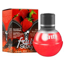 Fruit Sexy Gel Beijável Sabor Morango & Champagne 40ml Intt - Imagem 2