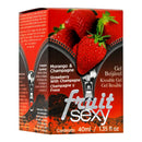 Fruit Sexy Gel Beijável Sabor Morango & Champagne 40ml Intt - Imagem 4