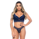 Conjunto Mayara com Bojo e Faixa Tiras em Renda Floral Patitex - Imagem 1