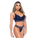 Conjunto Mayara com Bojo e Faixa Tiras em Renda Floral Patitex - Imagem 2
