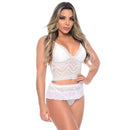 Conjunto Cropped com Sainha em Renda e Tule Patitex - Imagem 2