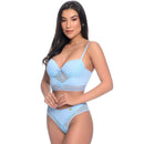 Conjunto com Bojo e Fio com Detalhes em Renda e Strappy Patitex - Imagem 2