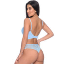 Conjunto com Bojo e Fio com Detalhes em Renda e Strappy Patitex - Imagem 3