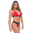 Conjunto Strappy Sem Bojo em Renda Floral Patitex - Imagem 2