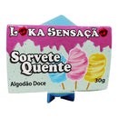 Sorvete Quente Sabor Algodão Doce 30g Loka Sensação - Imagem 1