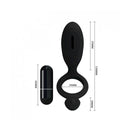 Anel Peniano Pretty Love Ethel em Silicone com Estimulador Vibratório Miss Collection - Imagem 3