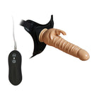 Cinta Peniana com Vibrador e Estimulador Clitóris Harness Rabbit Dong Miss Collection - Imagem 2