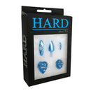 Anal Kit Plug com Base Removível Azul 2,5 x 3,8 cm Hard - Imagem 4