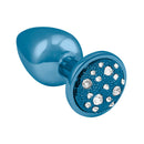 Plug P com Pedra Cravejada em Strass 6,5x2,5 cm Hard - Imagem 1