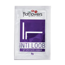 Gel lubrificante unissex Inti Loob sachê 8g Hot Flowers - Imagem 1