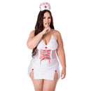 Fantasia Enfermeira Ousada Plus Size Hot Flowers - Imagem 1