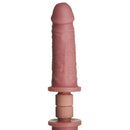 Prótese Maciça Natural com Vibrador 17X5cm Hot Flowers - Imagem 1