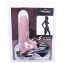 Capa Peniana Extensora com Cinto e Vibrador 18x4,5cm Hot Flowers - Imagem 2