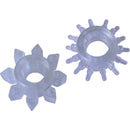 Anel Estimulador com Saliência Transparente Hot Flowers - MelHot - Imagem 1