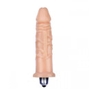 Mini Prótese com Vibrador Interno macio e flexível com veias salientes 12 cm x 3 cm - Imagem 1