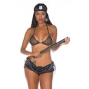 Fantasia Conjunto Policial em Tule Pimenta Sexy - Imagem 1