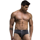 Kit 3 Cuecas Slip em Microfibra Lisa Nawes - Imagem 1