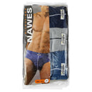 Kit 3 Cuecas Slip em Microfibra Lisa Nawes - Imagem 10
