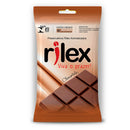 Preservativo Lubrificado com Aroma de Chocolate 3 Unidades Rilex - Imagem 1