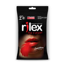 Preservativo Lubrificado Extra Fino Sensitive 3 Unidades Rilex - Imagem 1