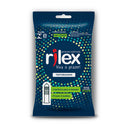 Preservativo Lubrificado Texturizado 3 Unidades Rilex - Imagem 1