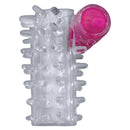 Meia Capa Peniana com Mini Cápsula Vibratória e Estimulador Clitoriano Sexy Import - Imagem 1