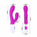 Pretty Love Andre Vibrador com Estimulador Clitoriano 7 Modos de Vibração Sexy Import - Imagem 4