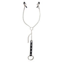 Prendedor para Mamilos Masculino com Corrente e Anel Peniano em Metal Miss Collection - Imagem 3