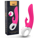 Tornado Massageador de Ponto G e Estimulador de Clitóris em Silicone Intt - Imagem 1