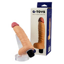 Q Toys Multi-Speed Vibrator Prótese Realística com Vibrador 18 cm Intt - Imagem 1