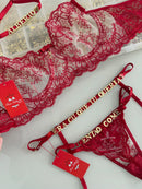CHOKER VERMELHO PERSONALIZÁVEL